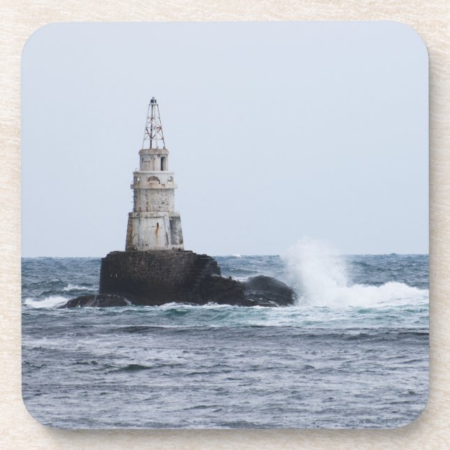 Seascape with lighthouse coaster (Front)