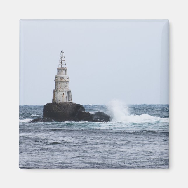 Seascape with lighthouse magnet (Front)