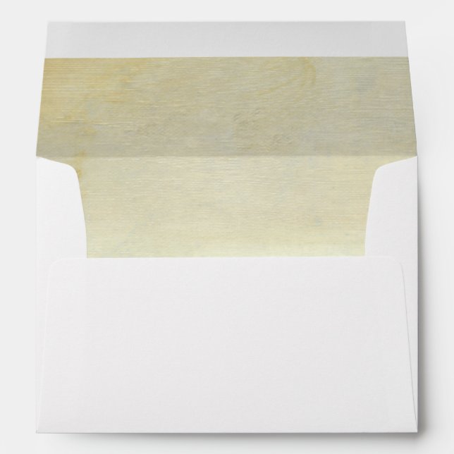 Seascape with Tranquil Orange Sunset Envelope (Back (Bottom))