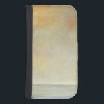 Seascape with Tranquil Orange Sunset Phone Wallet<br><div class="desc">Tim O'Toole created this lovely painting of a seascape with a traquil orange sunset over top. A peaceful feeling washes over you as you glace at this piece. Purchase a copy today!</div>