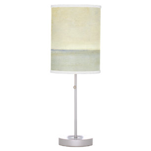 Seascape with Tranquil Orange Sunset Table Lamp