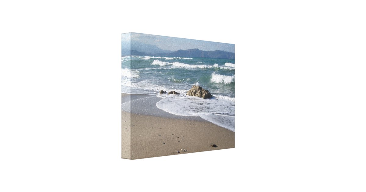 Seascape Wrapped Canvas | Zazzle
