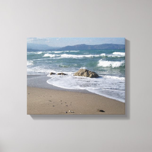 Seascape Wrapped Canvas Print (Front)