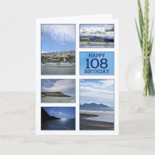Seascapes 108th birthday card