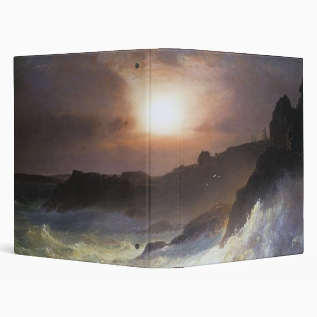 Seascapes landscape art print binder (Background)
