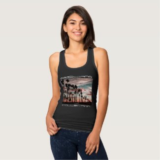 Seascaping Collection Women's Slim Fit Tank Top