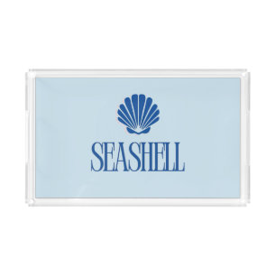 Seashell Acrylic Tray