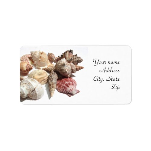 Seashell Address Labels