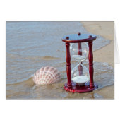 Seashell and Sand Timer Cards (Front Horizontal)