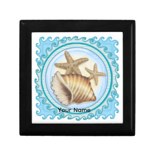 Seashell and Starfish Gift Box