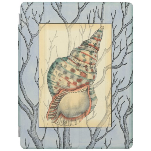 Seashell and Tree Branches iPad Smart Cover (Front)