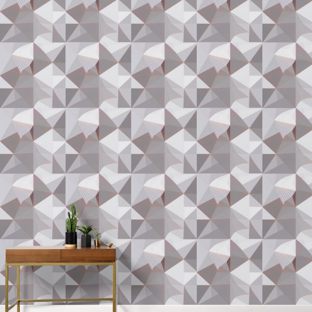 Seashell angled  wallpaper  (Hallway)