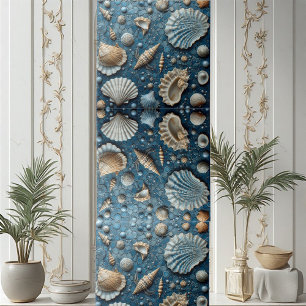 Seashell Aquatic Fish Underwater Mollusk Ocean Art Ceramic Tile