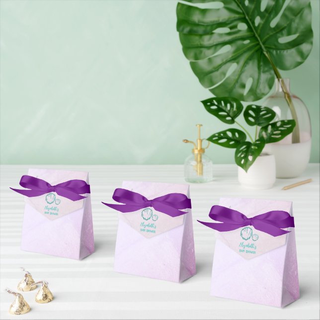Seashell Baby Shower Favor Boxes (Multiple)