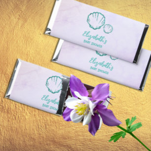 Seashell Baby Shower Hershey Bar Favors