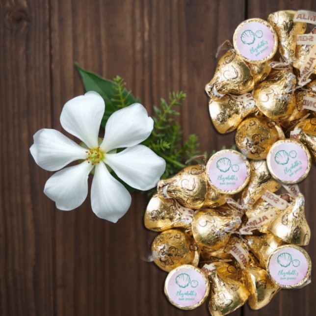 Seashell Baby Shower Hershey®'s Kisses® (Creator Uploaded)