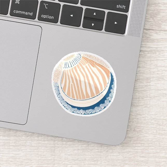 Seashell | Beautiful Ocean Shell Sticker (Detail)