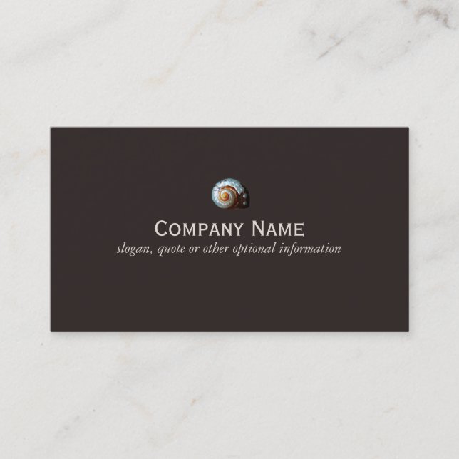 Seashell Business Card (Front)