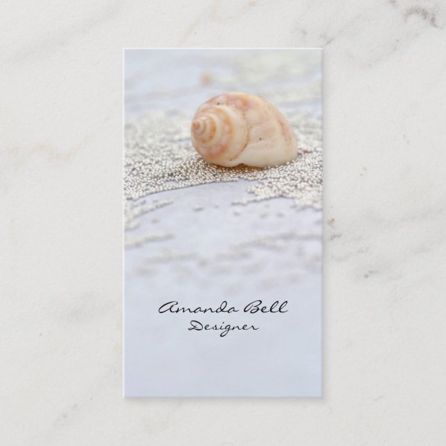 Seashell Business Card (Front)