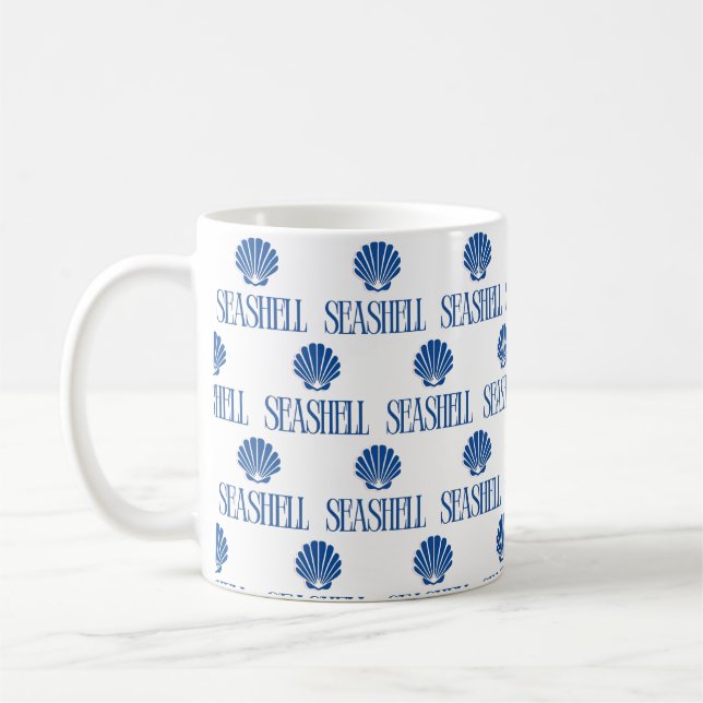 Seashell Coffee Mug (Left)