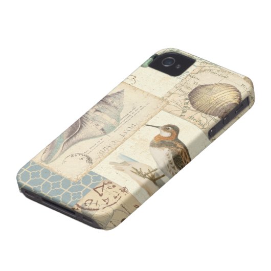 Seashell Collage Case-Mate iPhone Case (Bottom)