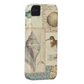 Seashell Collage Case-Mate iPhone Case (Back/Right)