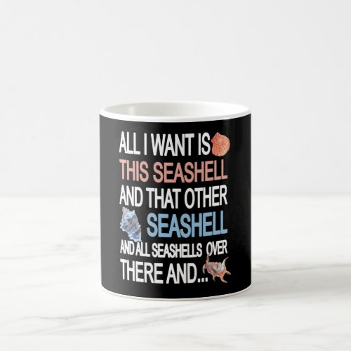 Seashell Collector Shell Collecting Seashell Lover Coffee Mug