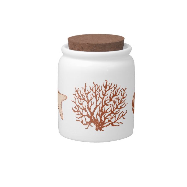 Seashell Container Candy Jar (Front)