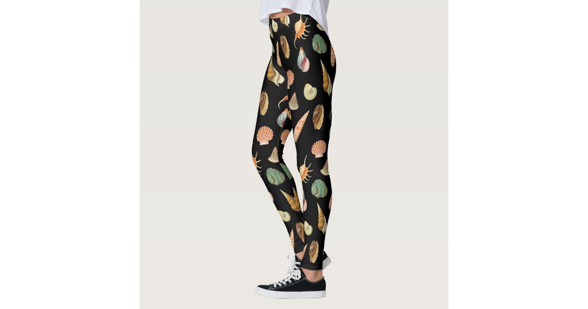 Neon Pink Green Galaxy Yoga Leggings | Zazzle