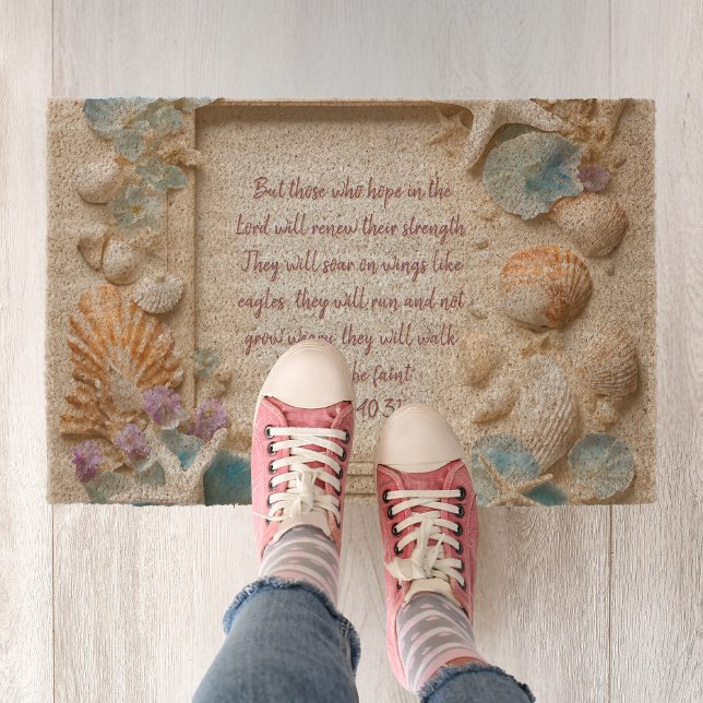 Seashell Dreams Frame Fiber Doormat (Creator Uploaded)