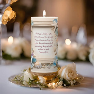 Seashell Dreams Frame Pillar Candle