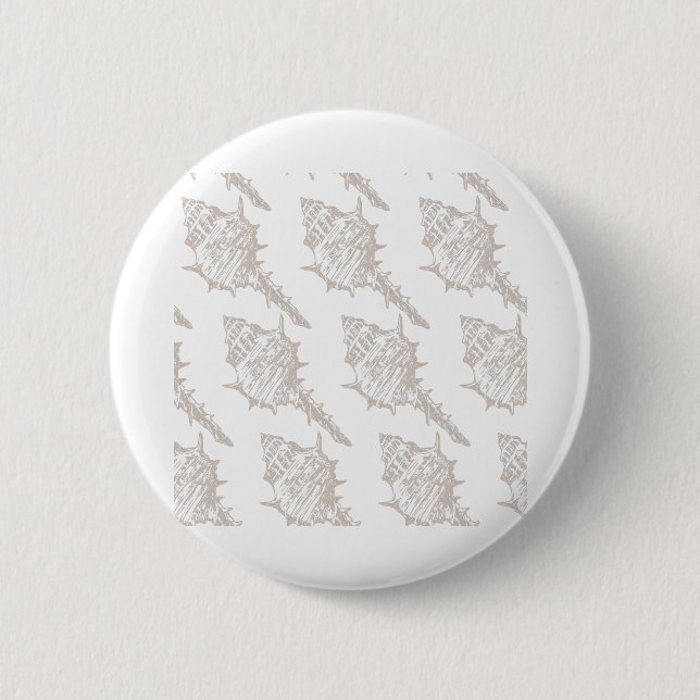 Seashell elegant pattern button (Front)