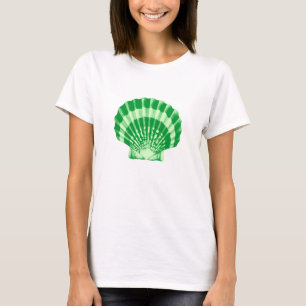 Seashell - emerald and mint green T-Shirt