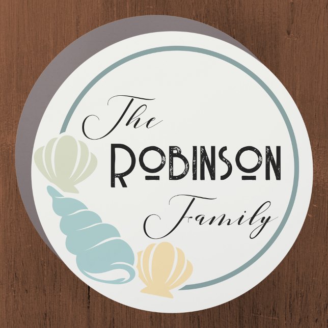Seashell Family Cruise Stateroom Door Marker Car Magnet (Creator Uploaded)