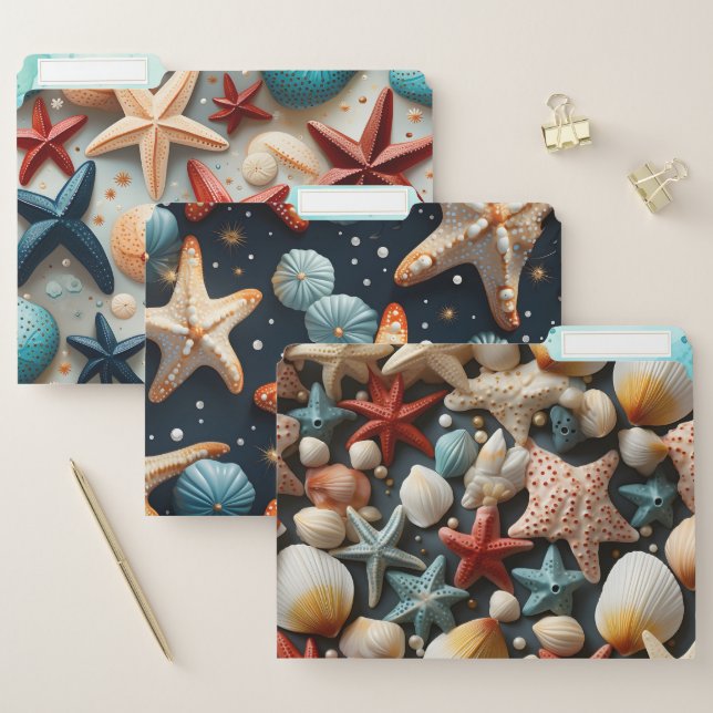 Seashell File Folders (Set)