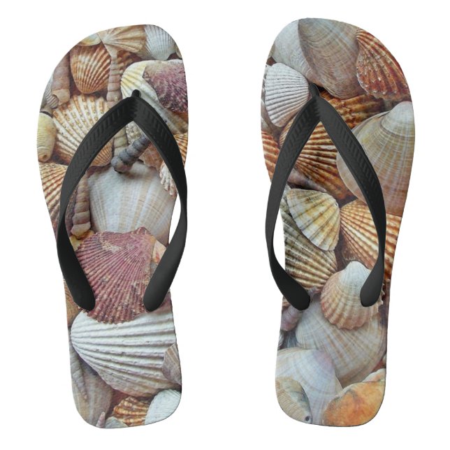 Seashell Flip Flops (Footbed)