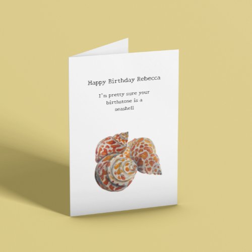 SeashellFossickers Birthday Card