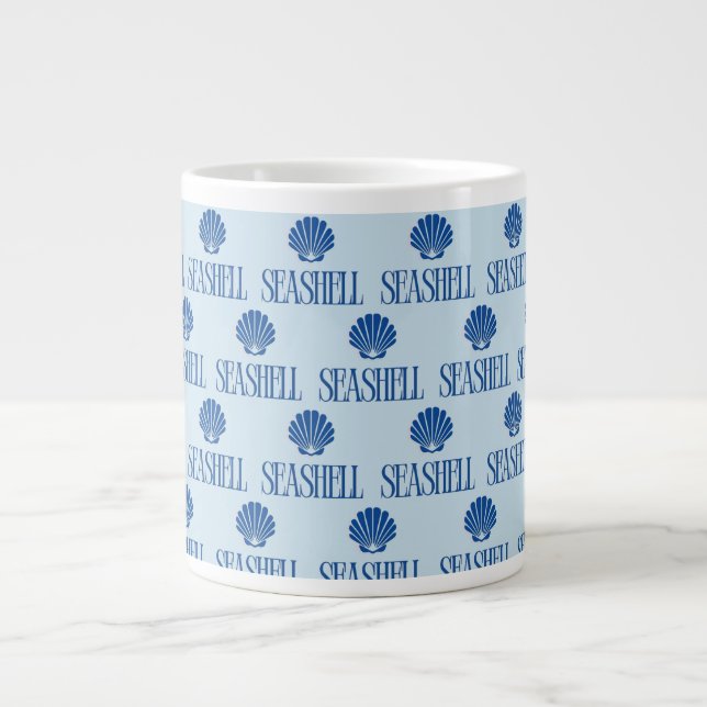 Seashell Giant Coffee Mug (Front)