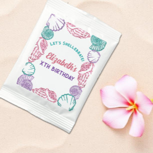 Seashell Girls Birthday Lemonade Drink Mix