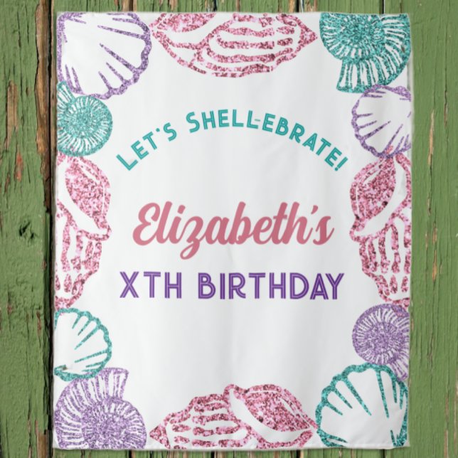 Seashell Girls Birthday Tapestry (Creator Uploaded)