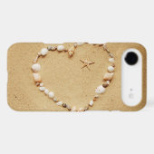 Seashell Heart with Starfish iPod Touch Cover (Back (Horizontal))