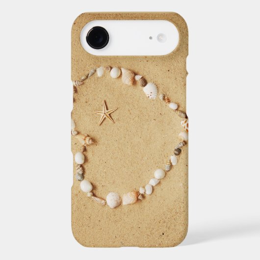 Seashell Heart with Starfish iPod Touch Cover (Back)