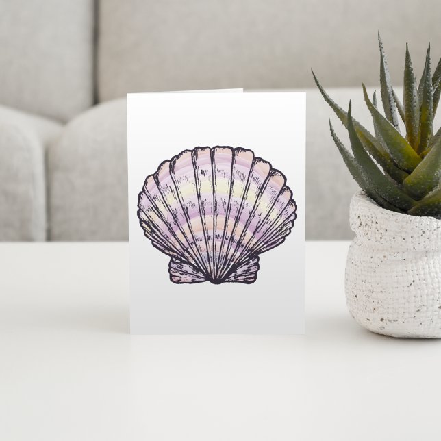 Seashell Illustration Card (Creator Uploaded)