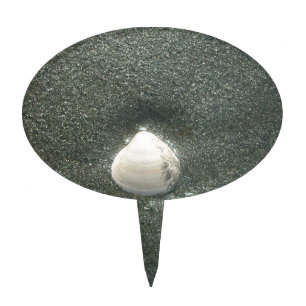 Seashell in the Sand: A Salty Souvenir Cake Topper