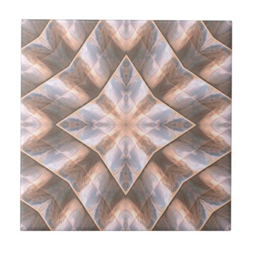 Seashell Layers Ceramic Tile