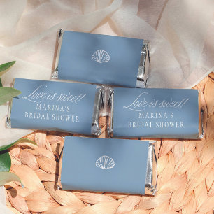 Seashell Love Is Sweet Bridal Shower Favor