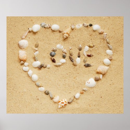 Seashell Love Poster