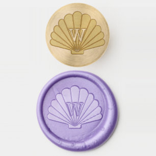 Seashell Monogram Wax Seal Stamp