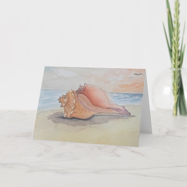 Seashell note card (Front)