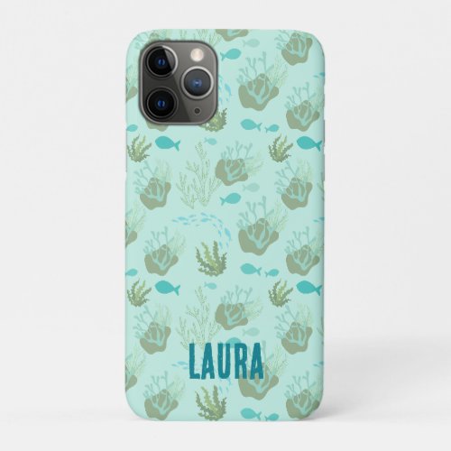 Seashell Ocean Sea Marine Life iPhone 11 Pro Case